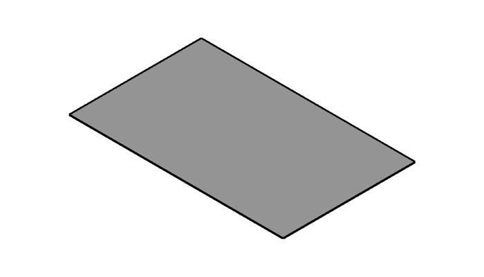 R-PL - Plaque rectangulaire